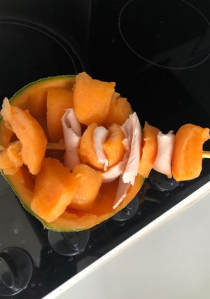 Une photo de Melon jambon