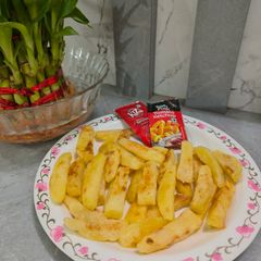 Vrat Potato Fries in Oven A picture of Vrat Potato Fries in Oven.