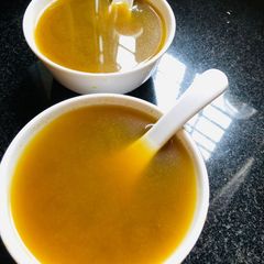 A picture of Noni fruit soup (unique recipe).