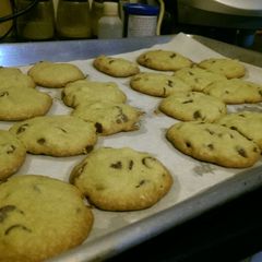 A picture of Chocolate chip cookies.