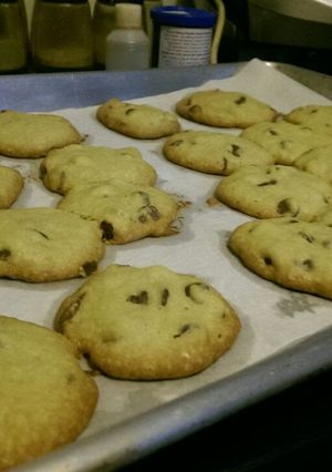 A picture of Chocolate chip cookies.
