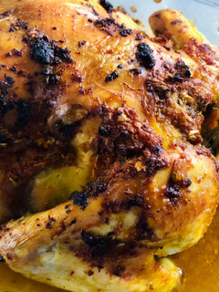 Una foto de Pollo al horno