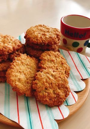 A picture of Truly Delicious Oatmeal Cookies.