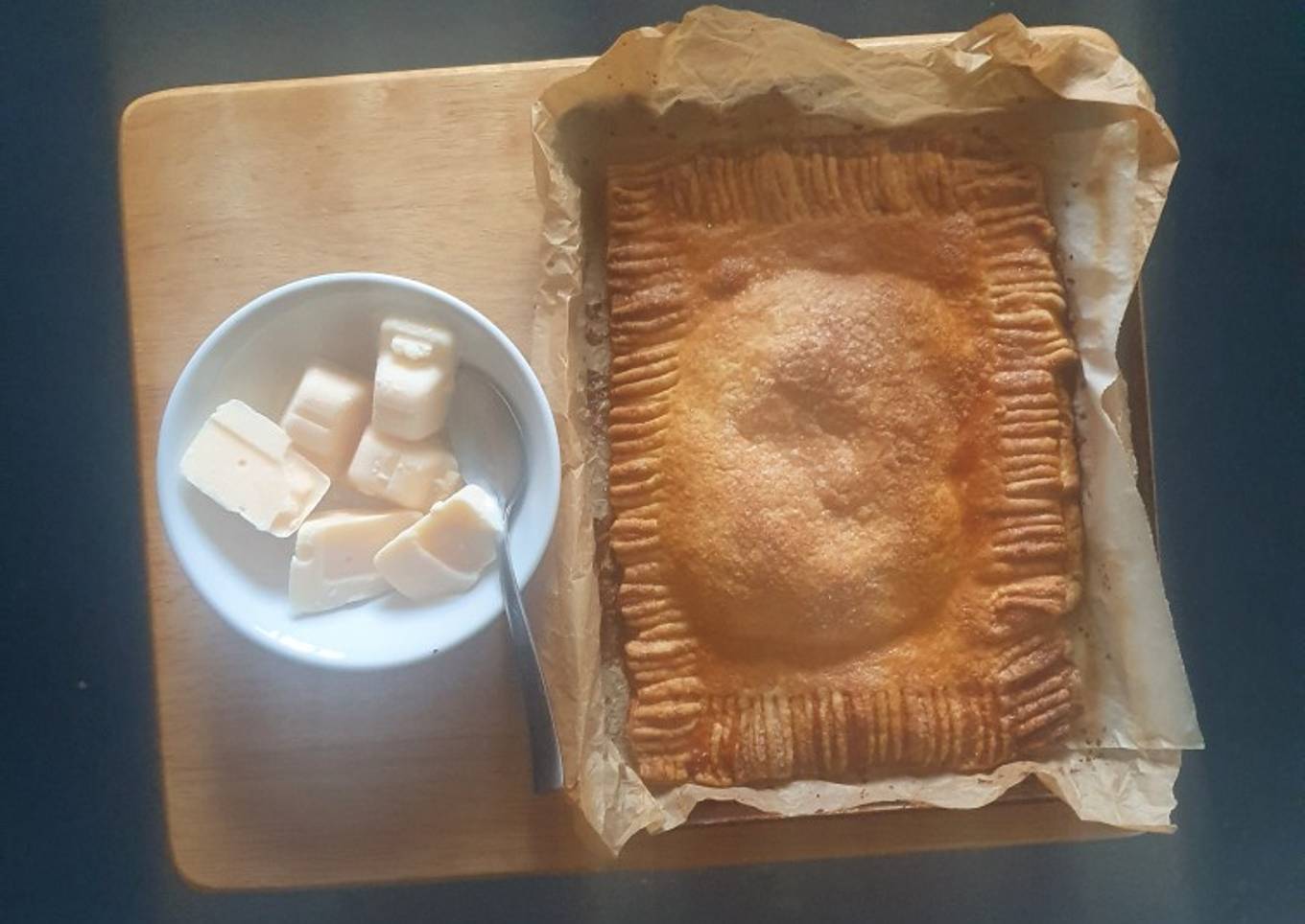 Apple Pie Custard Ice-cream cube's