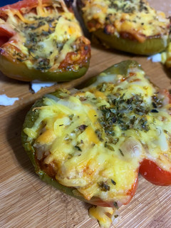 Una foto de Pimientos rellenos
