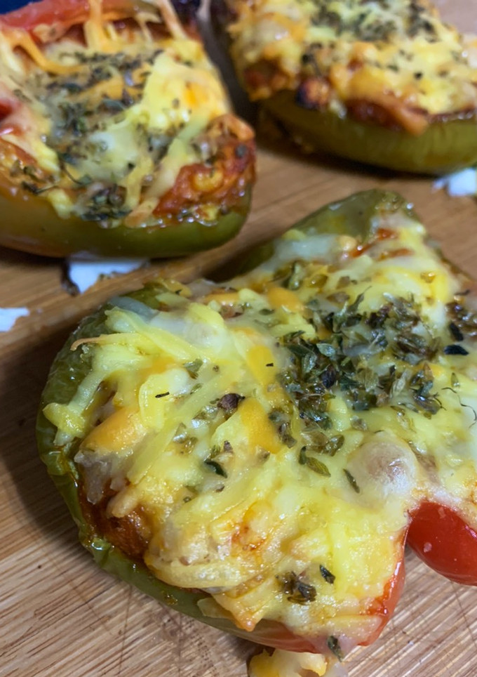 Una foto de Pimientos rellenos