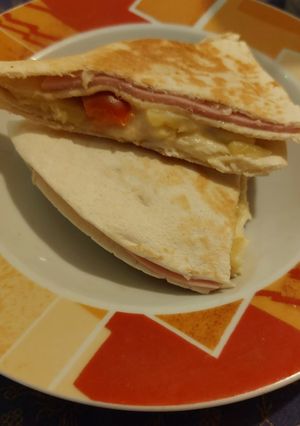 Tortilla szenvics recept fotója