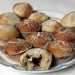 A picture of Stuffed muffins.