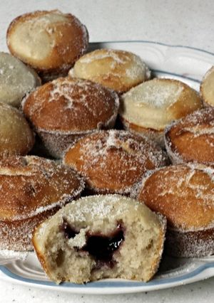 A picture of Stuffed muffins.