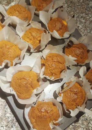 A picture of Simple Carrot cup cakes.