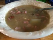 A picture of potato crushed