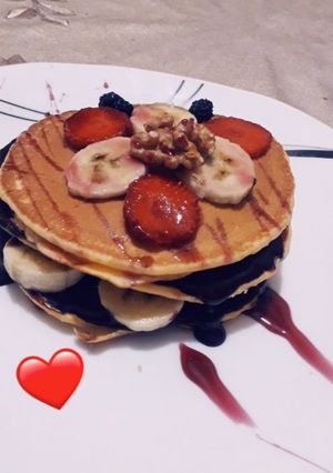 صورة لوصفة بان كيك