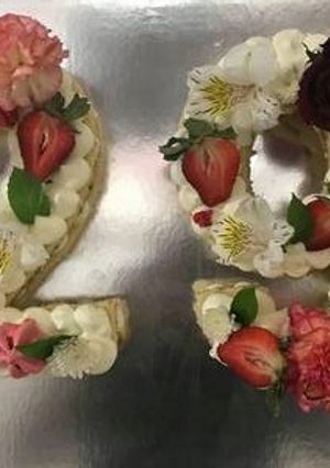 Una foto de Pastel numérico