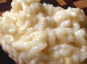 A picture of cinnamon rice pudding