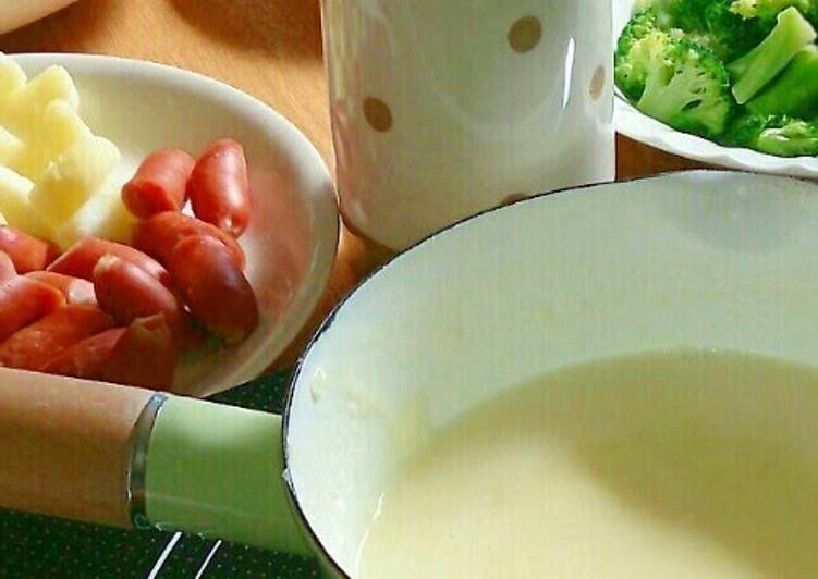 Recipe of Quick Easy Cheese Fondue