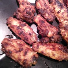 A picture of Easy baked chicken wings.