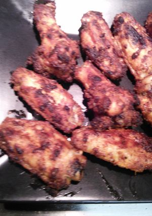 A picture of Easy baked chicken wings.