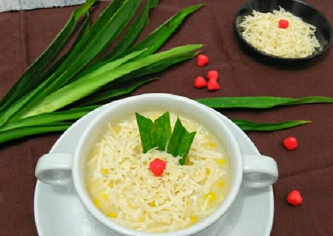 Bubur Jagung Keju Manis ala Ratih