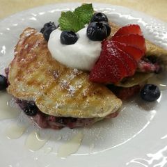 A picture of Fruit Stuffed Pancakes.