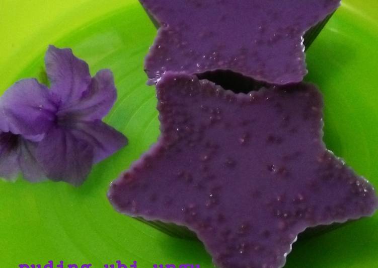 Puding ubi ungu mpasi 8,9 bulan