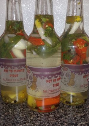 A picture of Pique (Puerto Rican Hot Sauce).