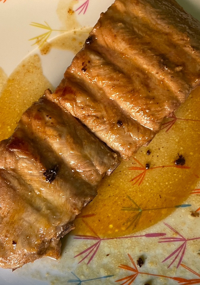 Una foto de Costillas fritas a la miel a mi manera