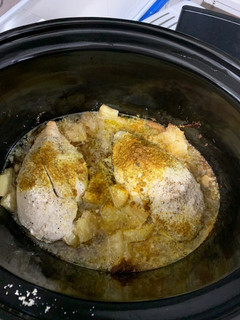Una foto de Pollo a la piña en olla lenta