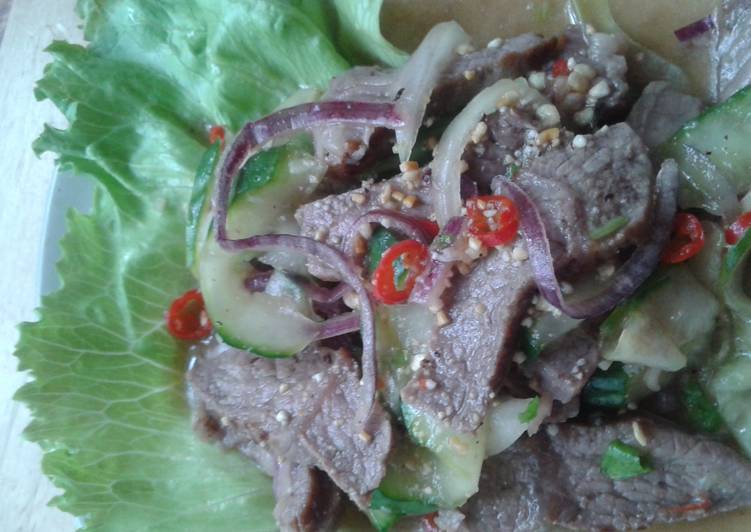 Recipe of Quick Yum Nue or beef salad