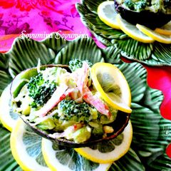 A picture of Seriously Delicious Crabstick, Avocado and Broccoli Salad.