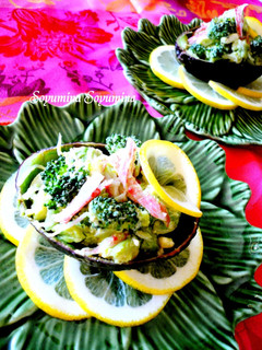 A picture of Seriously Delicious Crabstick, Avocado and Broccoli Salad.