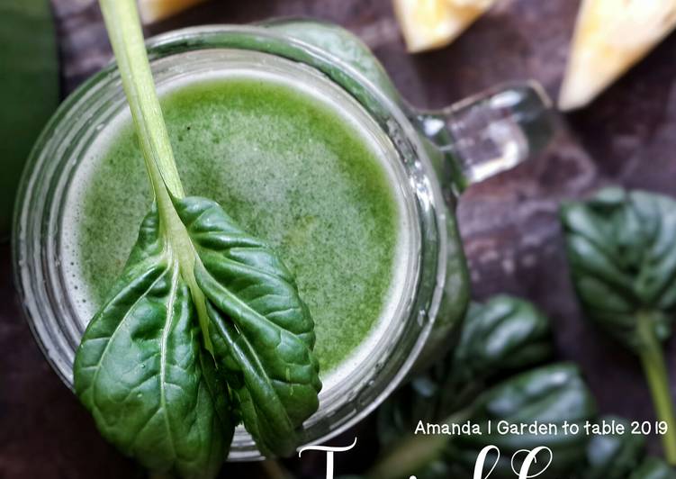 Cara Gampang Membuat Tropical Green Juice Anti Gagal