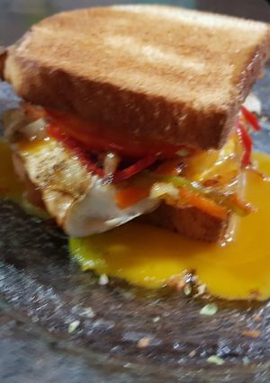 Una foto de Sándwich exquisito