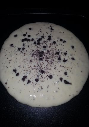 A picture of Chocolate chip cinnamon pancakes.