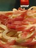 Fettuccine All'Alfredo con Prosciutto di Parma -- A Rachael Ray Recipe