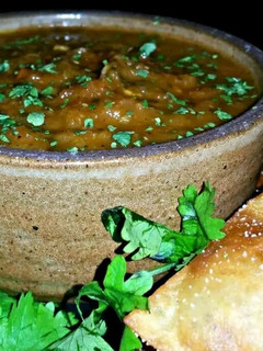 A picture of Mike's Dragons Breath Salsa.