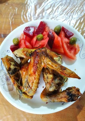 Una foto de Alitas al romero y limón