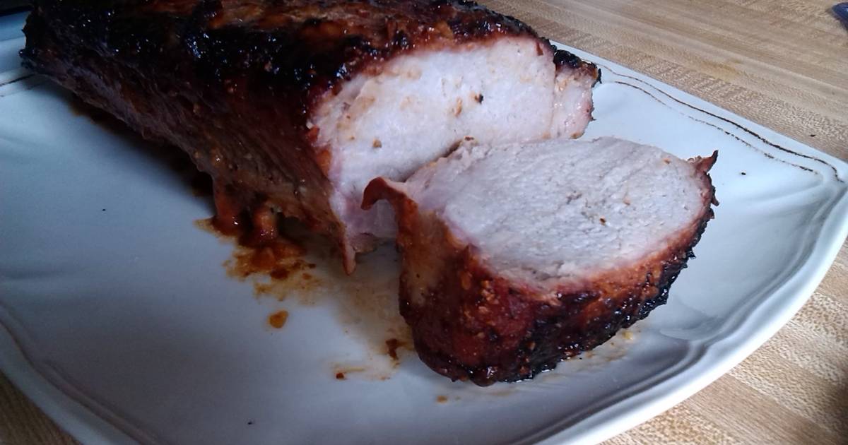 Oven Roasted Pork Half-Loin Recipe by Arica - Cookpad