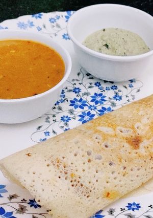 A picture of Masala dosa.