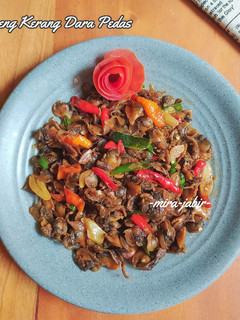 Foto resep Oseng Kerang Dara Pedas