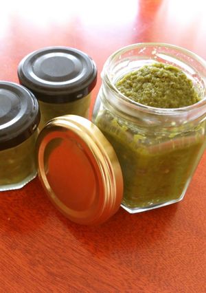 A picture of Homemade Yuzu Kosho Pepper.