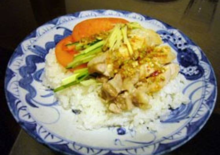 Simple Way to Cook Tasty Chicken Rice (Khao Man Gai)