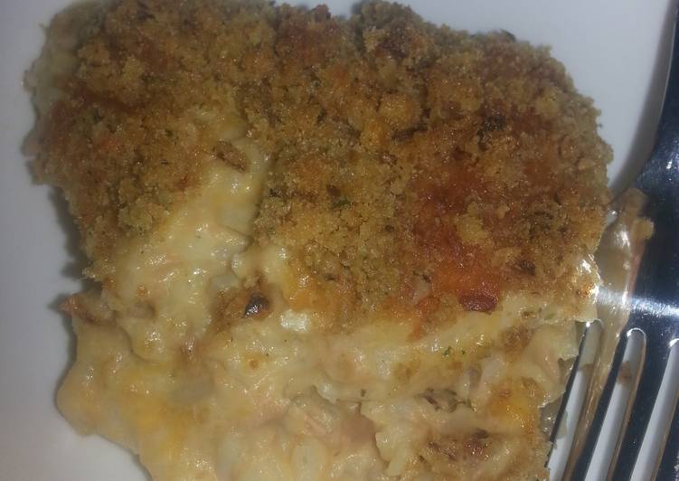 Creamy Tuna Rice Casserole