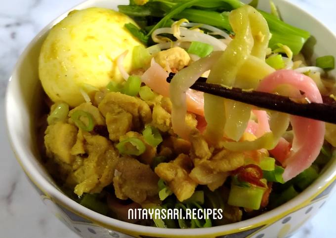 Resep Mie Ayam Pelangi Oleh 🔪nitayasari Recipes🥦 Cookpad