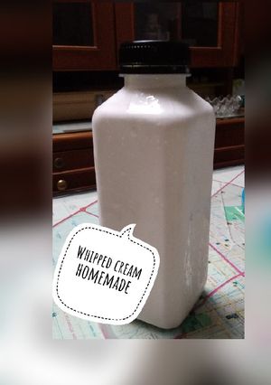 Foto resep Whipped Cream Homemade