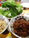 Meat and Veggie Filled Miso & Lettuce Wraps
