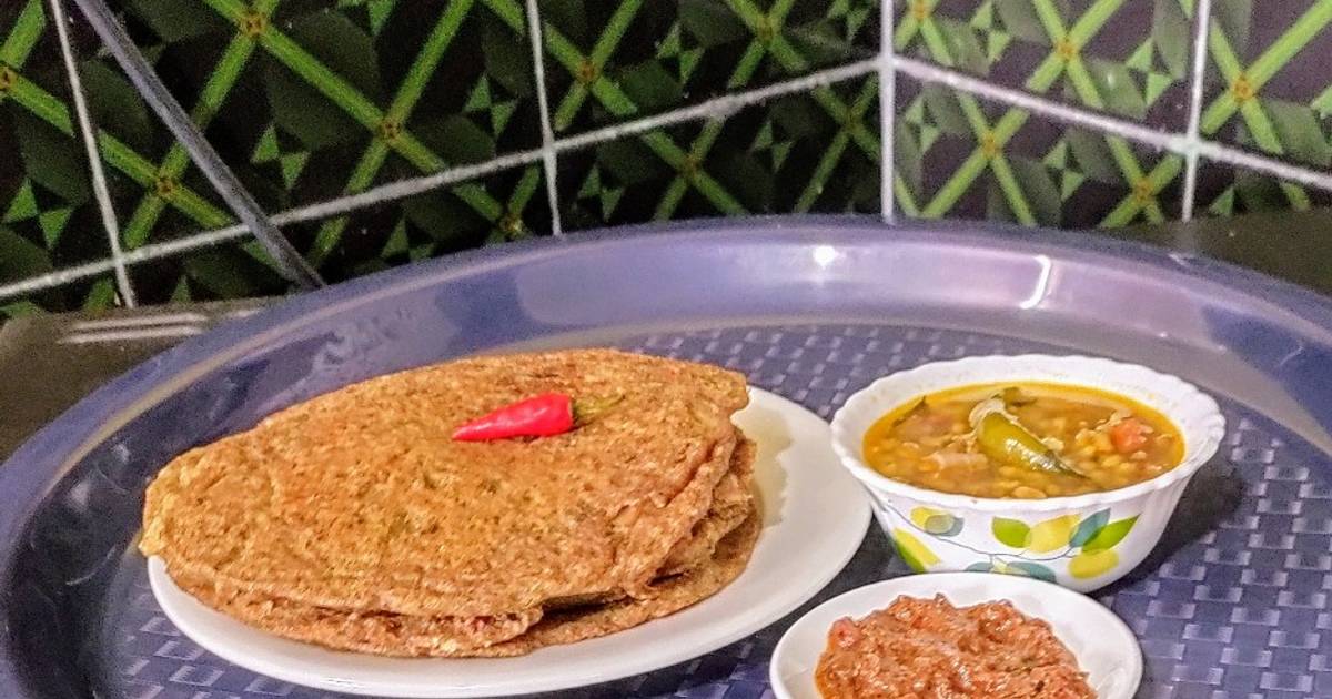 Leftover Coriander leaves Chillas With Millets Mixed Flour Recipe by Dr