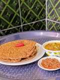Leftover Coriander leaves Chillas With Millets Mixed Flour