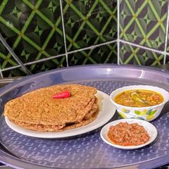 A picture of Leftover Coriander leaves Chillas With Millets Mixed Flour.