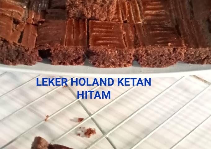 Resep Leker Holand Ketan Hitam, Bikin Ngiler
