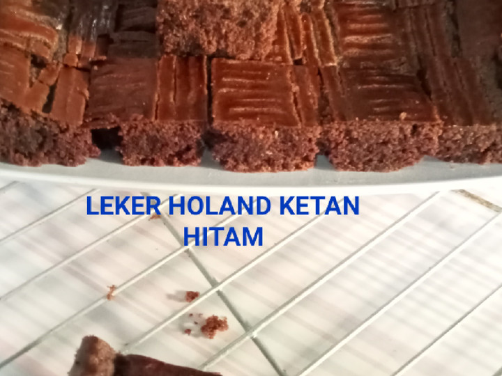 Resep Leker Holand Ketan Hitam, Bikin Ngiler